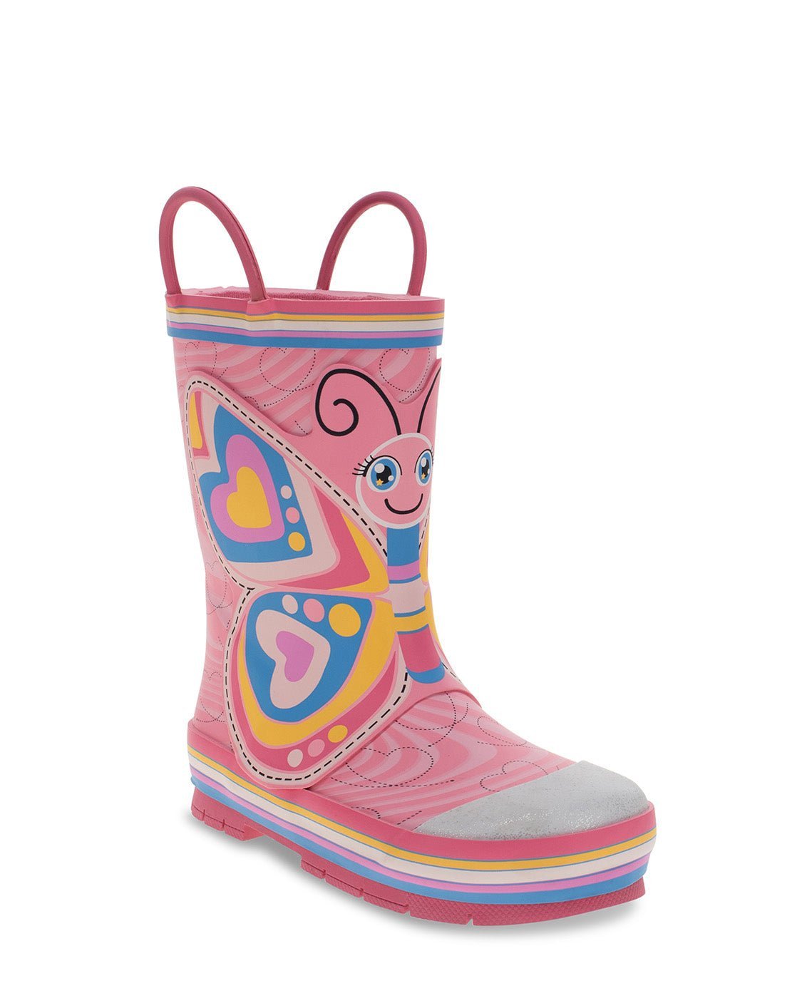 Kids Bella Butterfly Rain Boot - Pink - WSC B2B