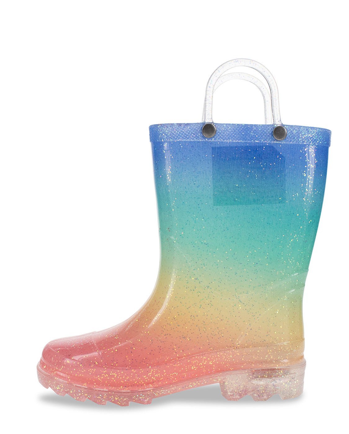 Kids Sparkle Metallic Lighted Rain Boot - Multi - Washington Shoe Company B2B