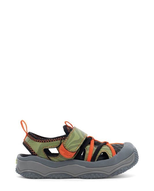 New! Kids Shore Runner Sandal - Olive - WSC B2B