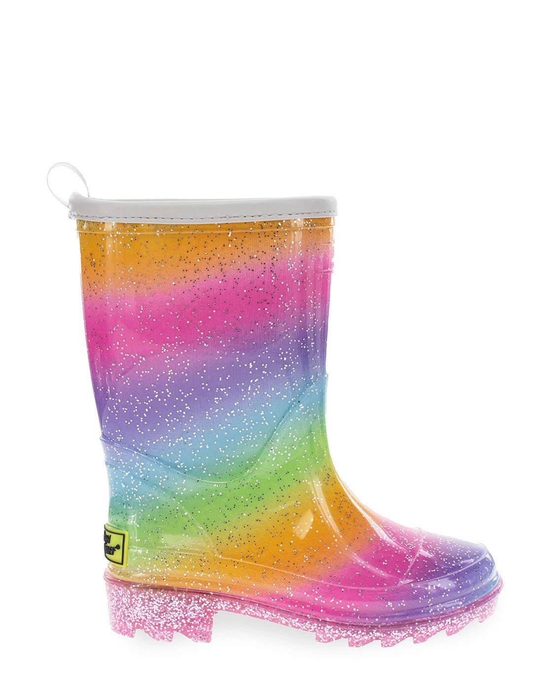 Sparkle Ombre Faux Fur Rain Boot - Multi - WSC B2B