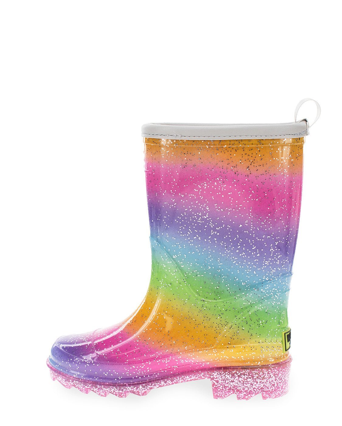 Sparkle Ombre Faux Fur Rain Boot - Multi - WSC B2B