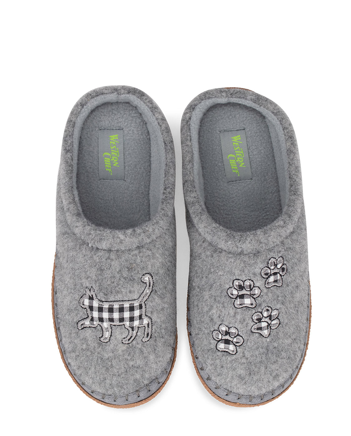 Women's Cozy Cat Slipper - Gray - WSC B2B