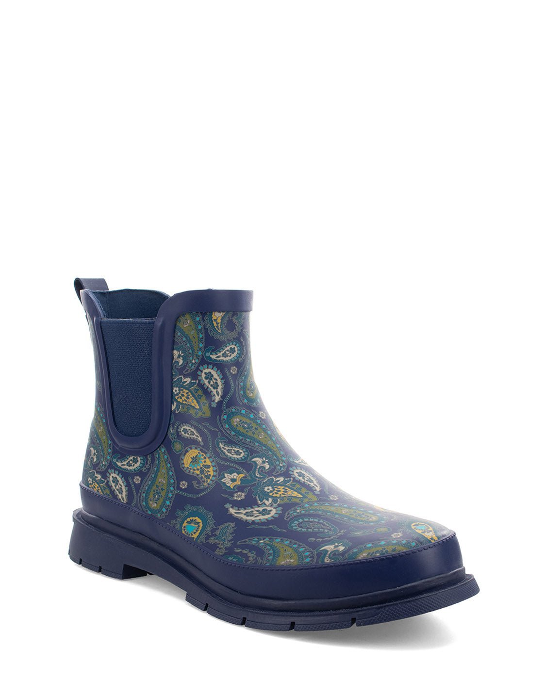 Women's Paisley Chelsea Rain Boot - Blue - WSC B2B