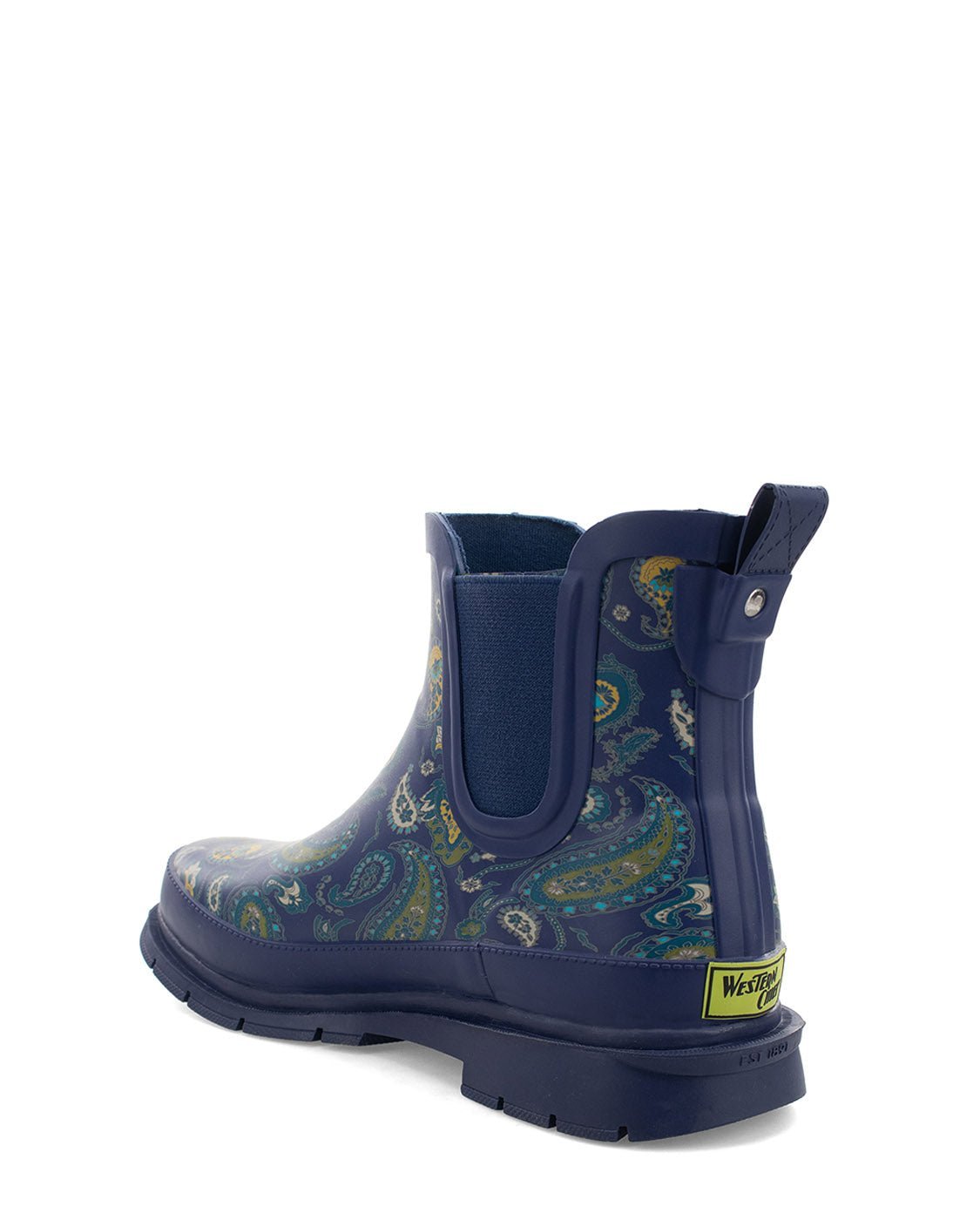 Women's Paisley Chelsea Rain Boot - Blue - WSC B2B