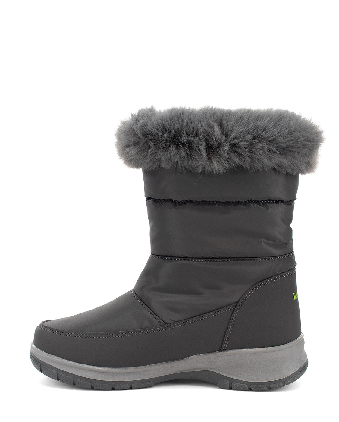 Women's Pine Faux Fur Mid Cold Weather Boot - Charcoal