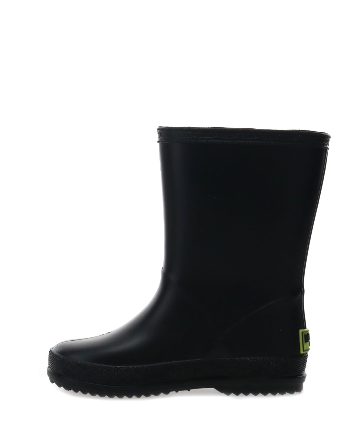 Kids PVC Task Rain Boot - Black