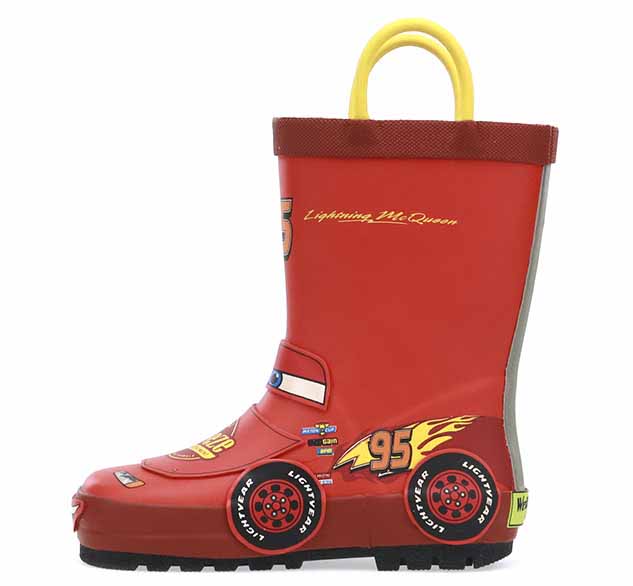 Kids Lightning McQueen Rain Boot - Red