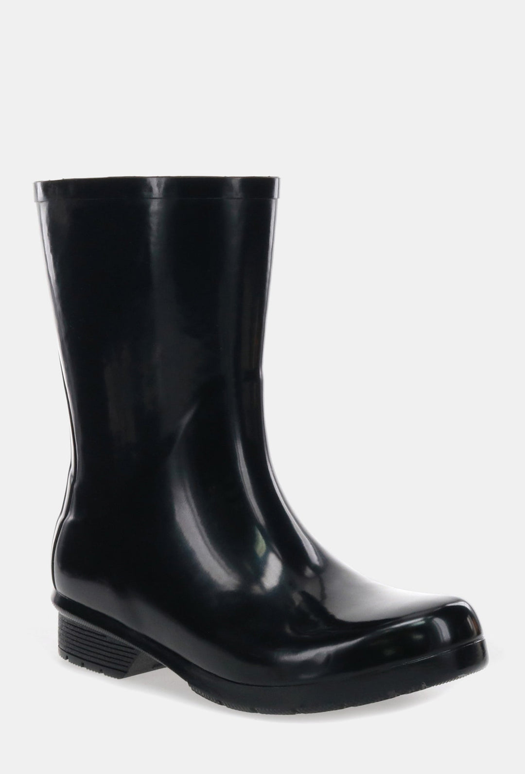 Gloss Mid Rain Boot - Black - WSC B2B