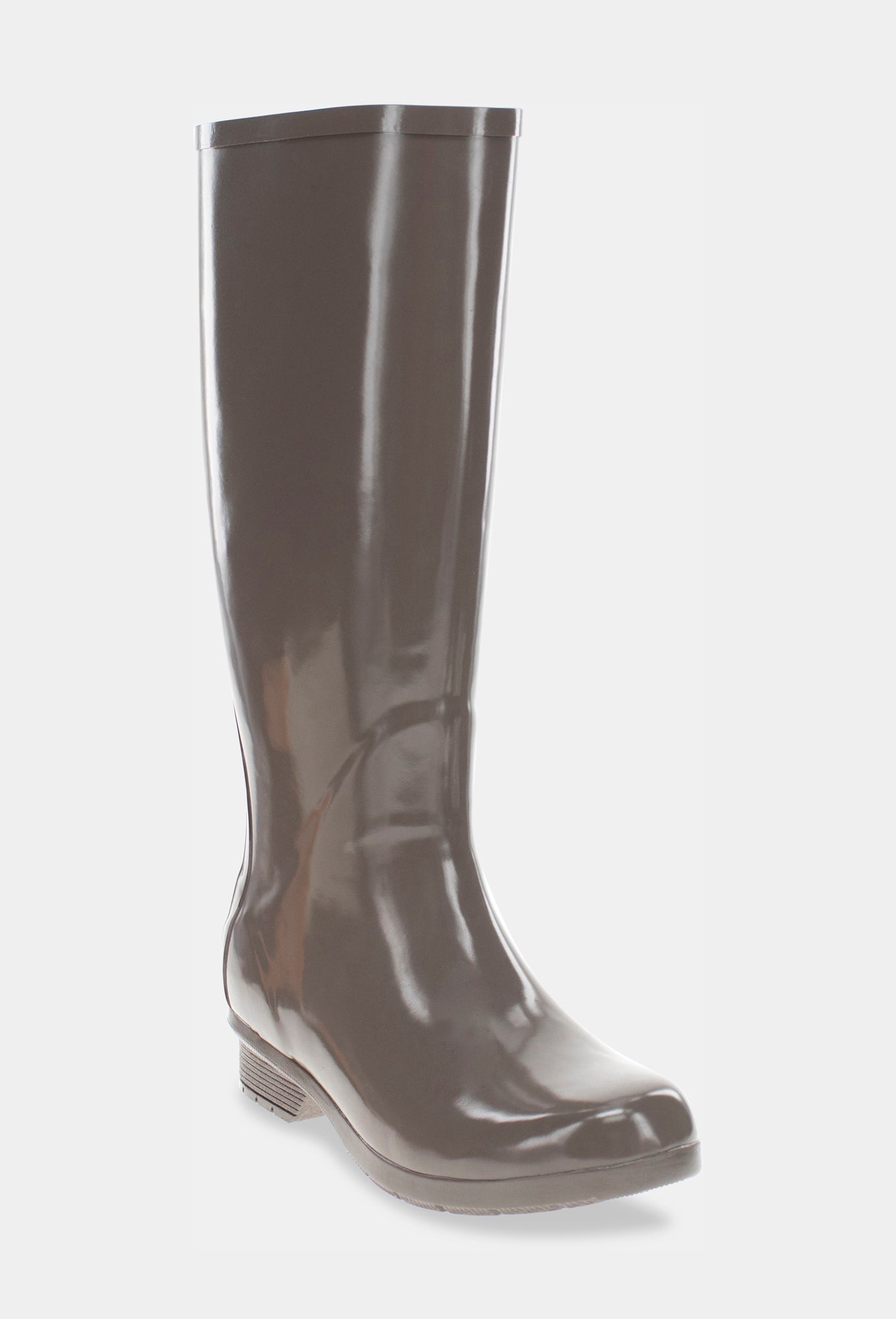 Gloss Tall Rain Boot - Dark Taupe - WSC B2B