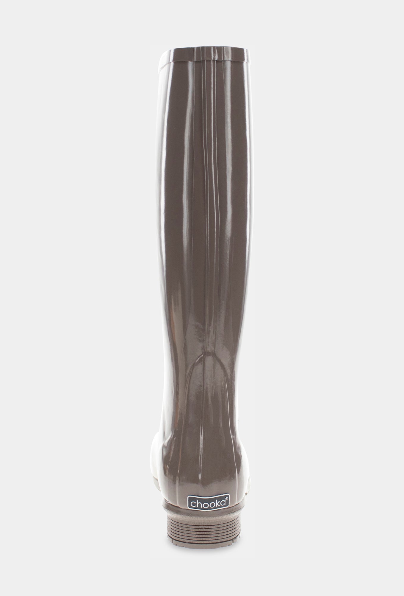 Gloss Tall Rain Boot - Dark Taupe - WSC B2B