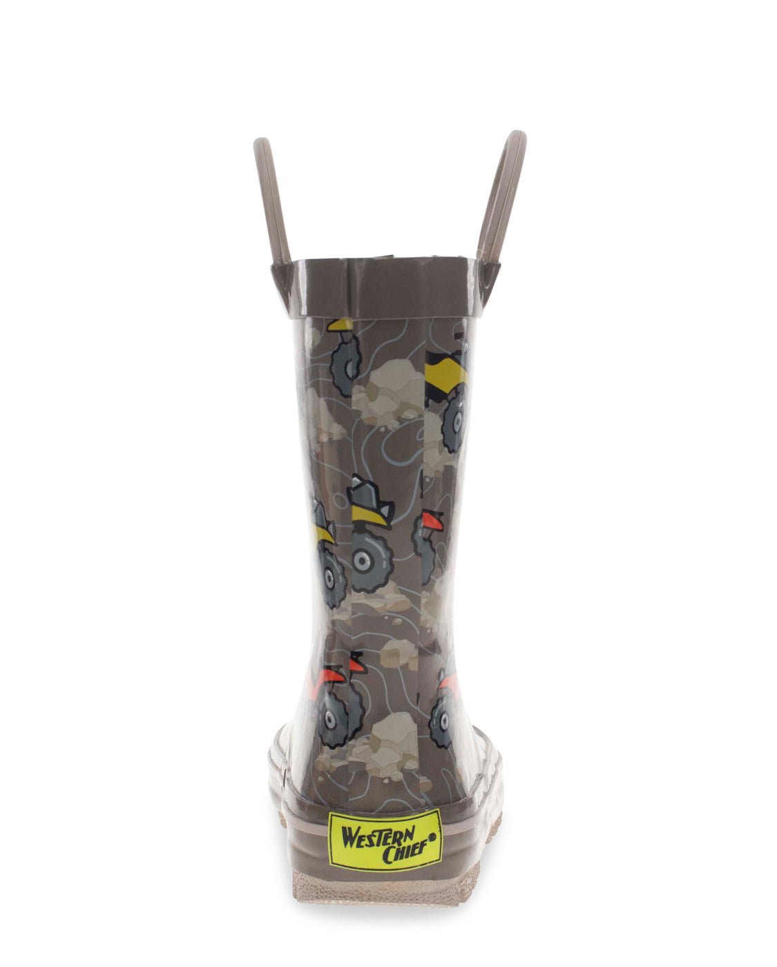 Kids 4-Wheeler Rain Boot - Brown - WSC B2B