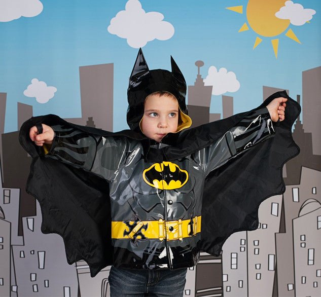 Kids Batman Raincoat - Black - WSC B2B