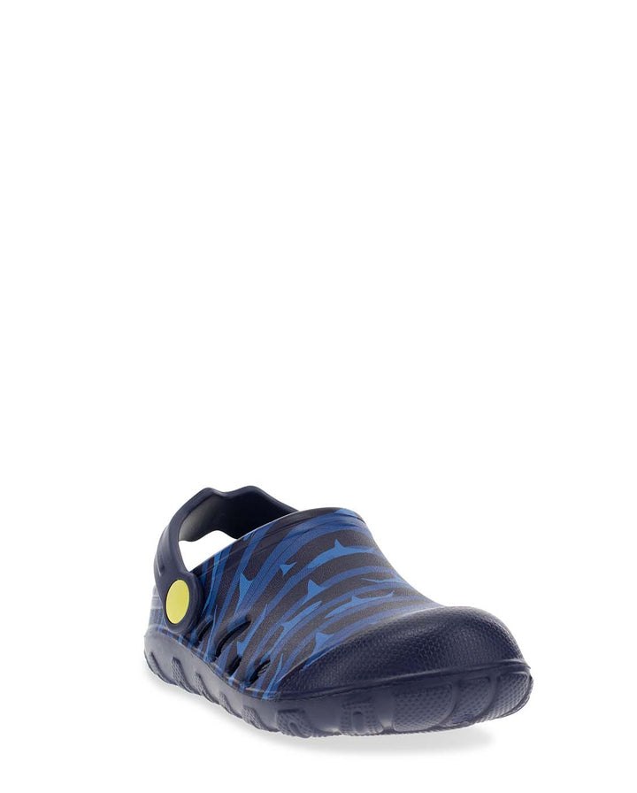 Kids Easies Sharks Clog - Navy - WSC B2B
