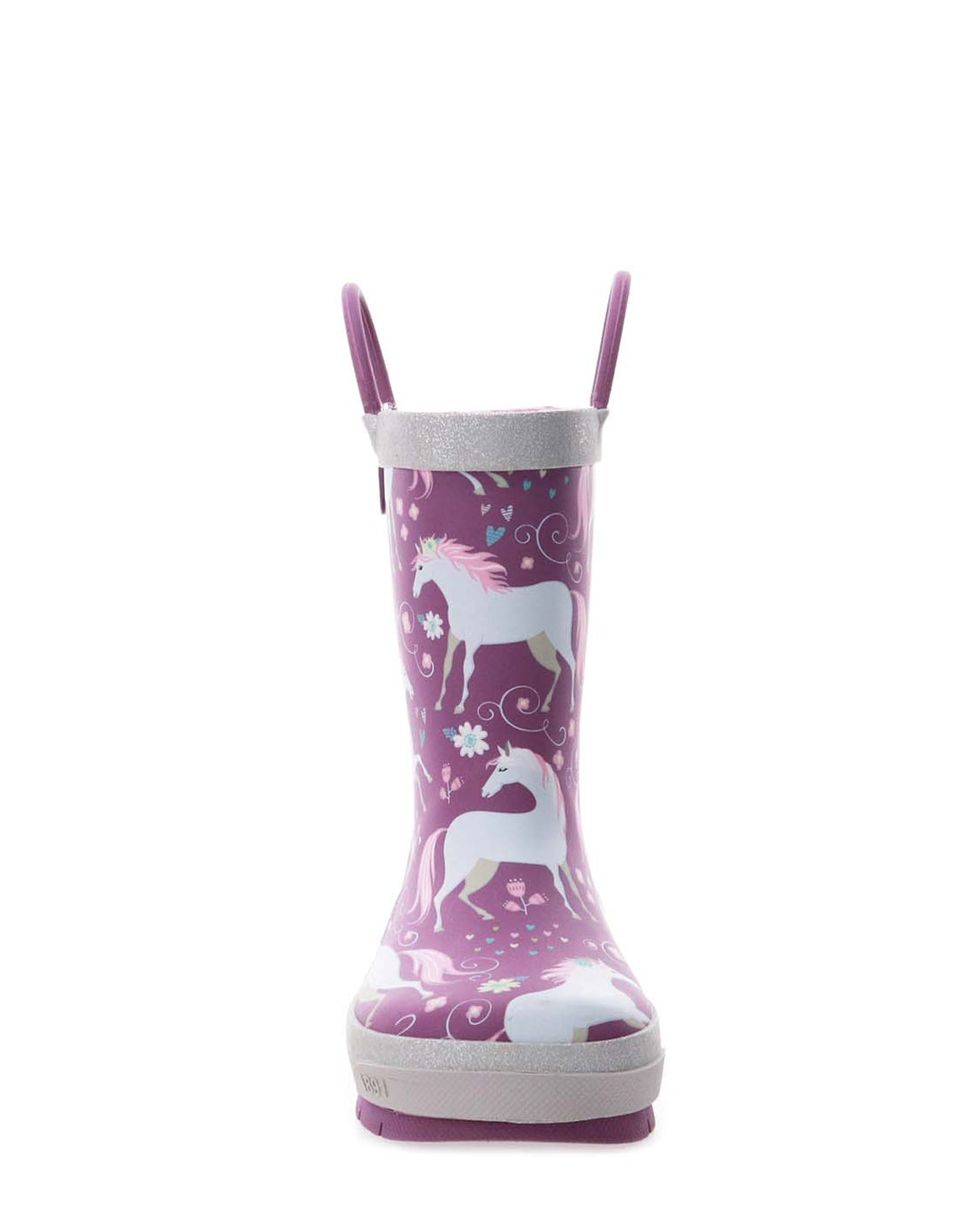 Kids Fancy Horse Rain Boot - Lilac - WSC B2B
