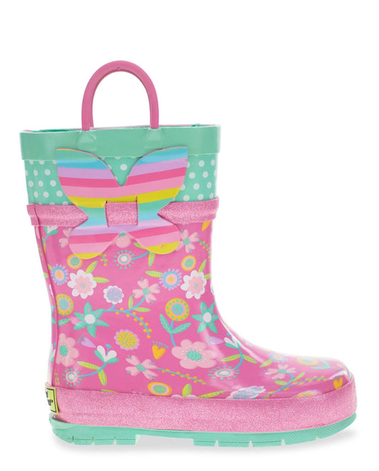 Kids Flutter Rain Boot - Pink - WSC B2B