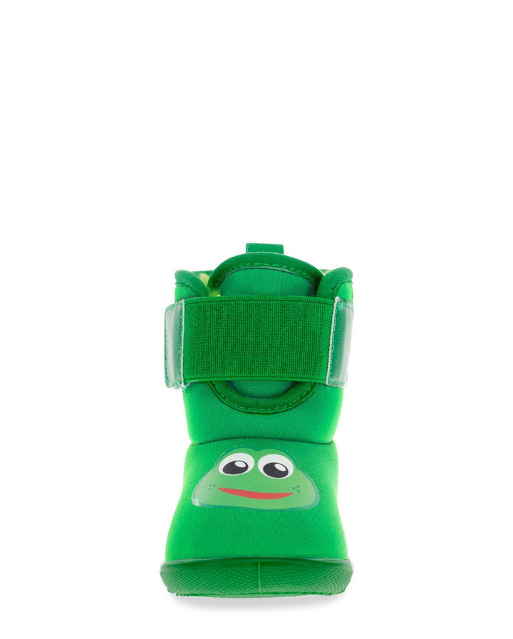 Kids Fritz Frog Baby Boot - Green - WSC B2B