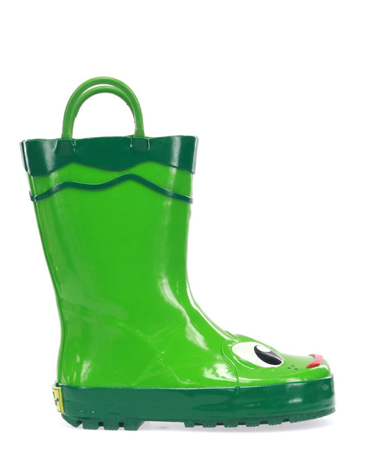 Kids Fritz Frog Rain Boot - Green - WSC B2B