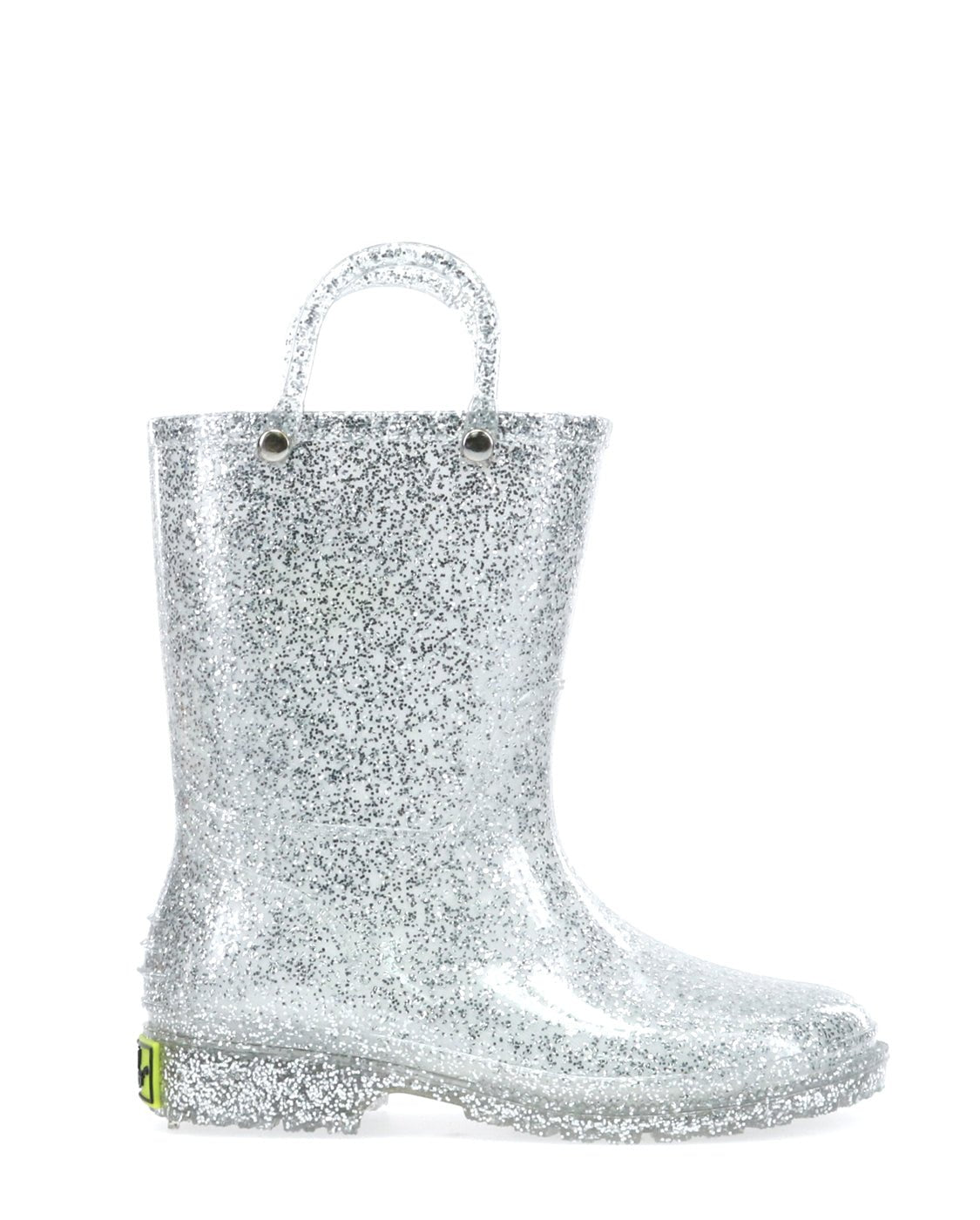 Kids Glitter Rain Boot - Silver - WSC B2B