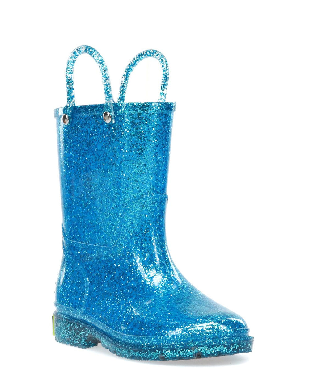 Kids Glitter Rain Boot - Turquoise - WSC B2B
