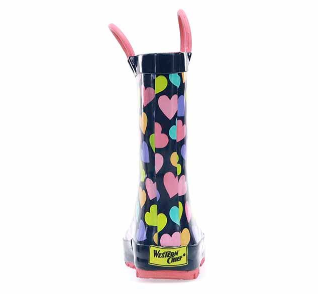 Kids Happy Hearts Rain Boot - Multi - WSC B2B