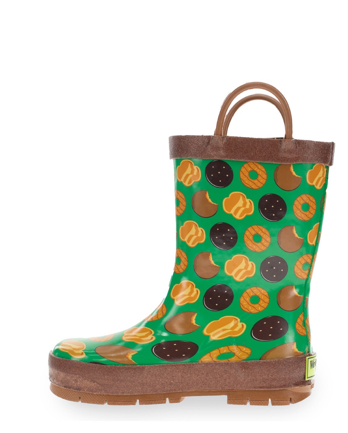 Kids It's Raining Cookies Rain Boot - Green - WSC B2B