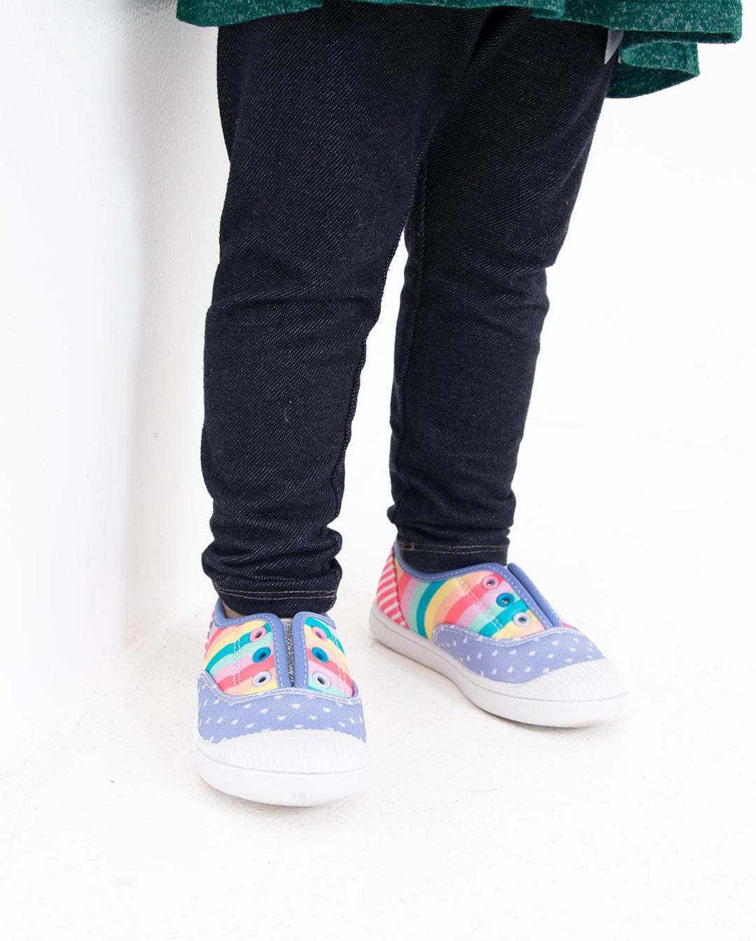 Kids Jetty Patchwork Slip On - Multi - WSC B2B