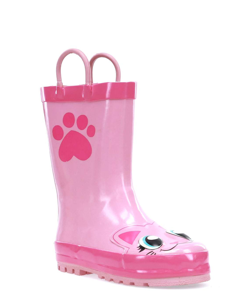 Kids Khloe Cat Rain Boot - Pink - WSC B2B