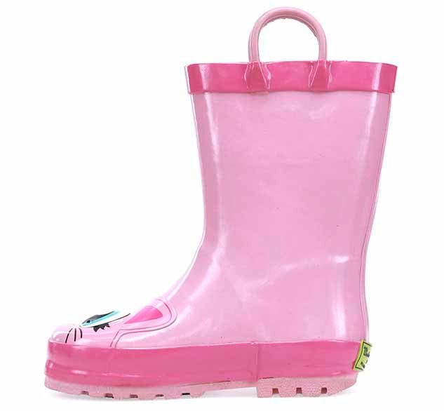 Kids Khloe Cat Rain Boot - Pink - WSC B2B