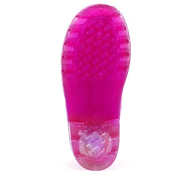 Kids Lighted Solid Rain Boot - Pink - WSC B2B