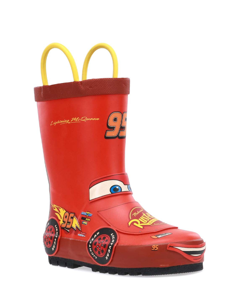 Kids Lightning McQueen Rain Boot - Red - WSC B2B