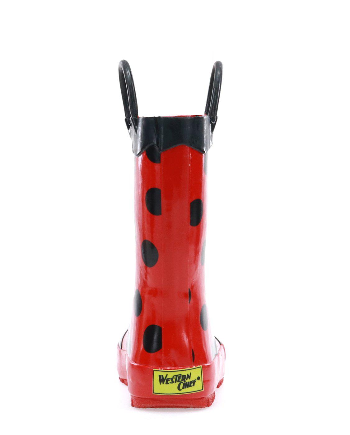 Kids Lucy Ladybug Rain Boot - Red - WSC B2B