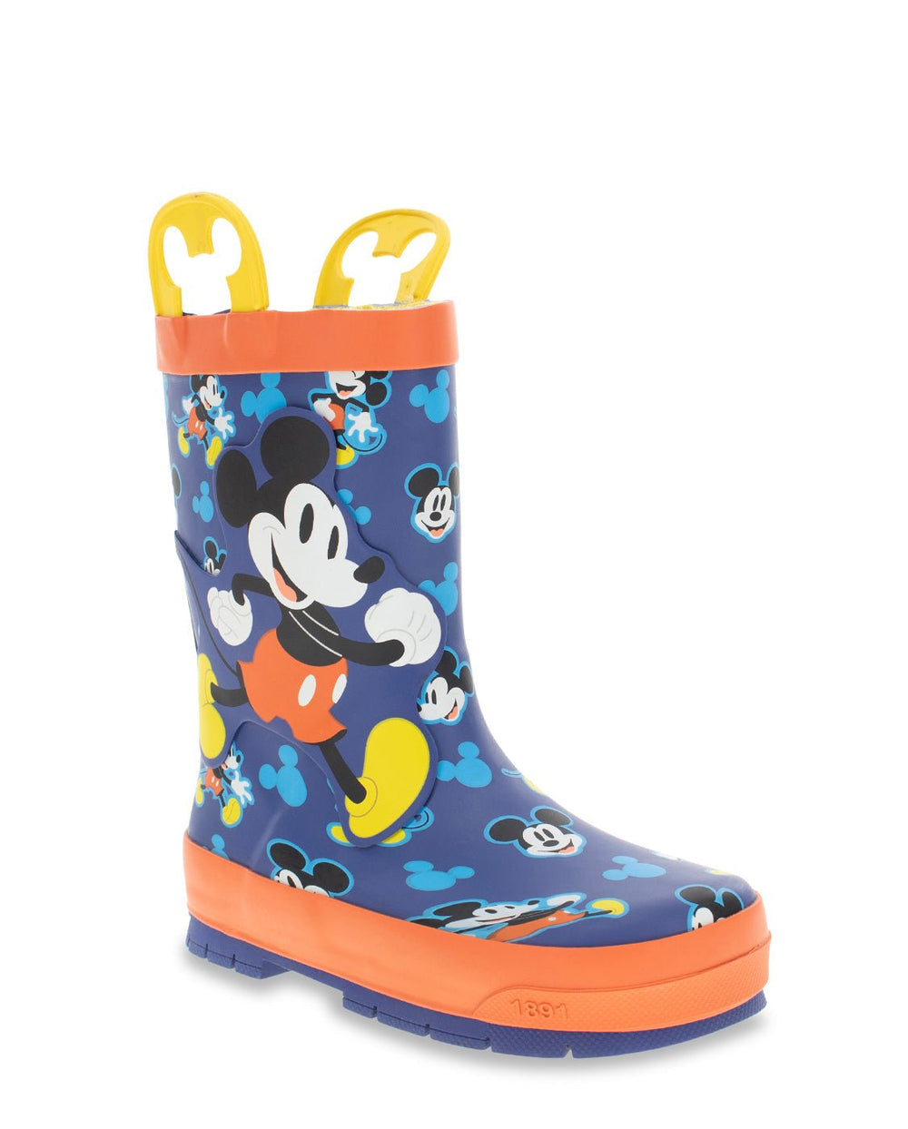 Kids Mickey Mouse Musketeer Rain Boot - Blue - WSC B2B