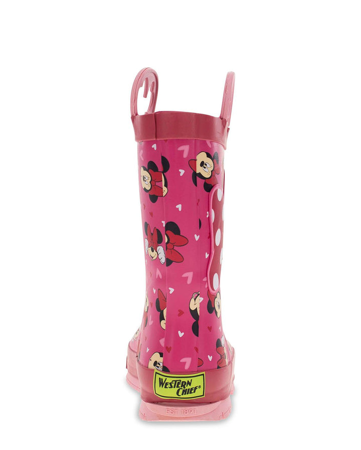 Kids Minnie Mouse Love Rain Boot - Pink - WSC B2B