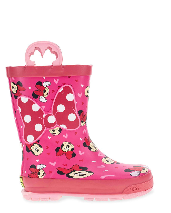 Kids Minnie Mouse Love Rain Boot - Pink - WSC B2B
