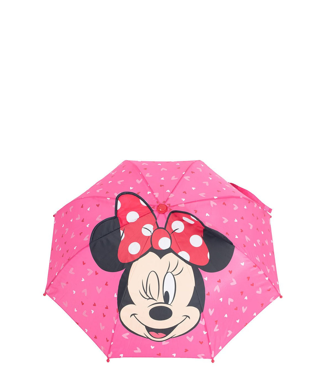 Kids Minnie Mouse Love Umbrella - Pink - WSC B2B