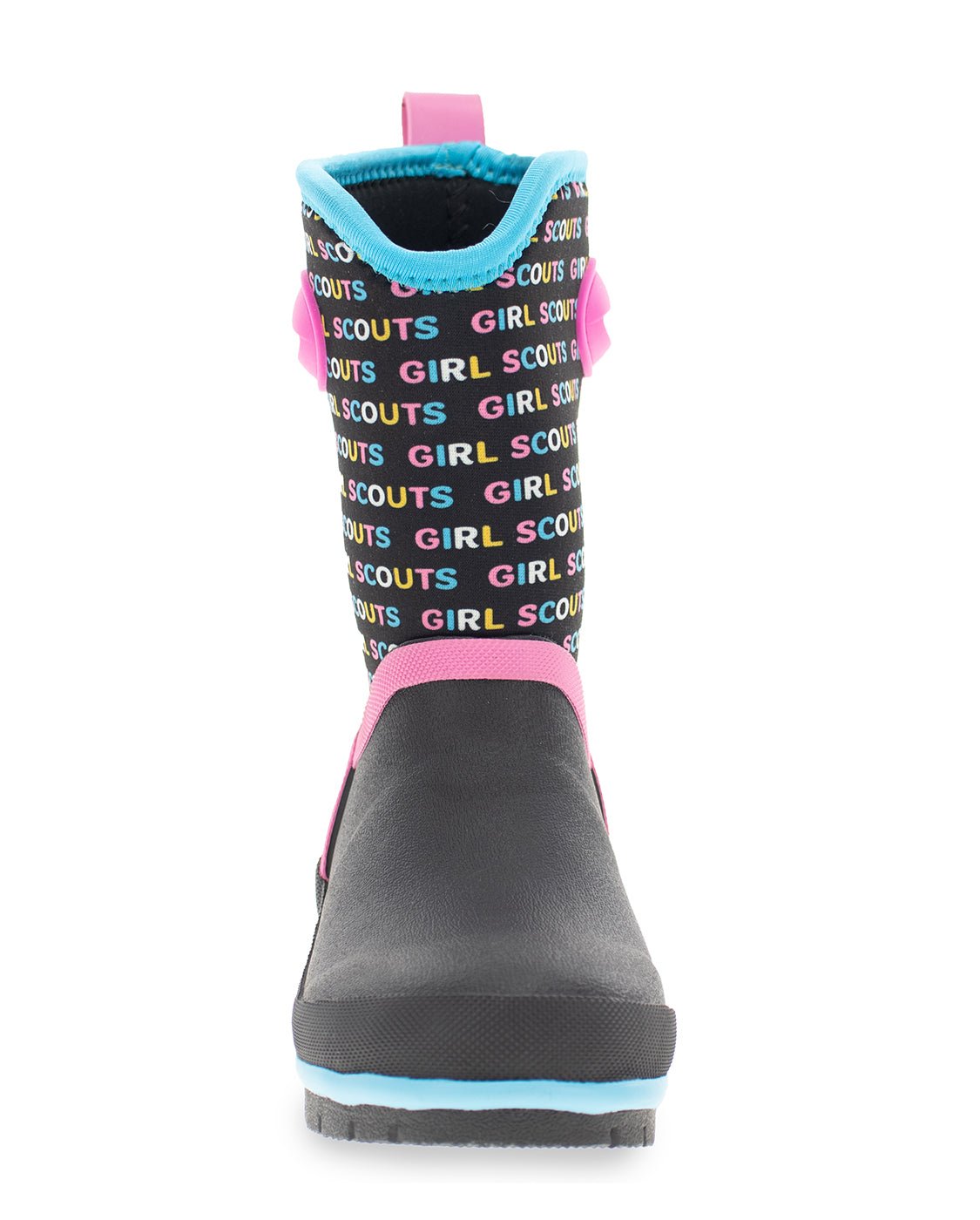 Kids Neon Girl Scouts Neoprene Cold Weather Boot - Black - WSC B2B