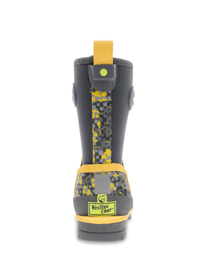 Kids Power Pixel Neoprene Cold Weather Boot - Charcoal - WSC B2B