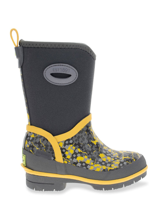 Kids Power Pixel Neoprene Cold Weather Boot - Charcoal - WSC B2B