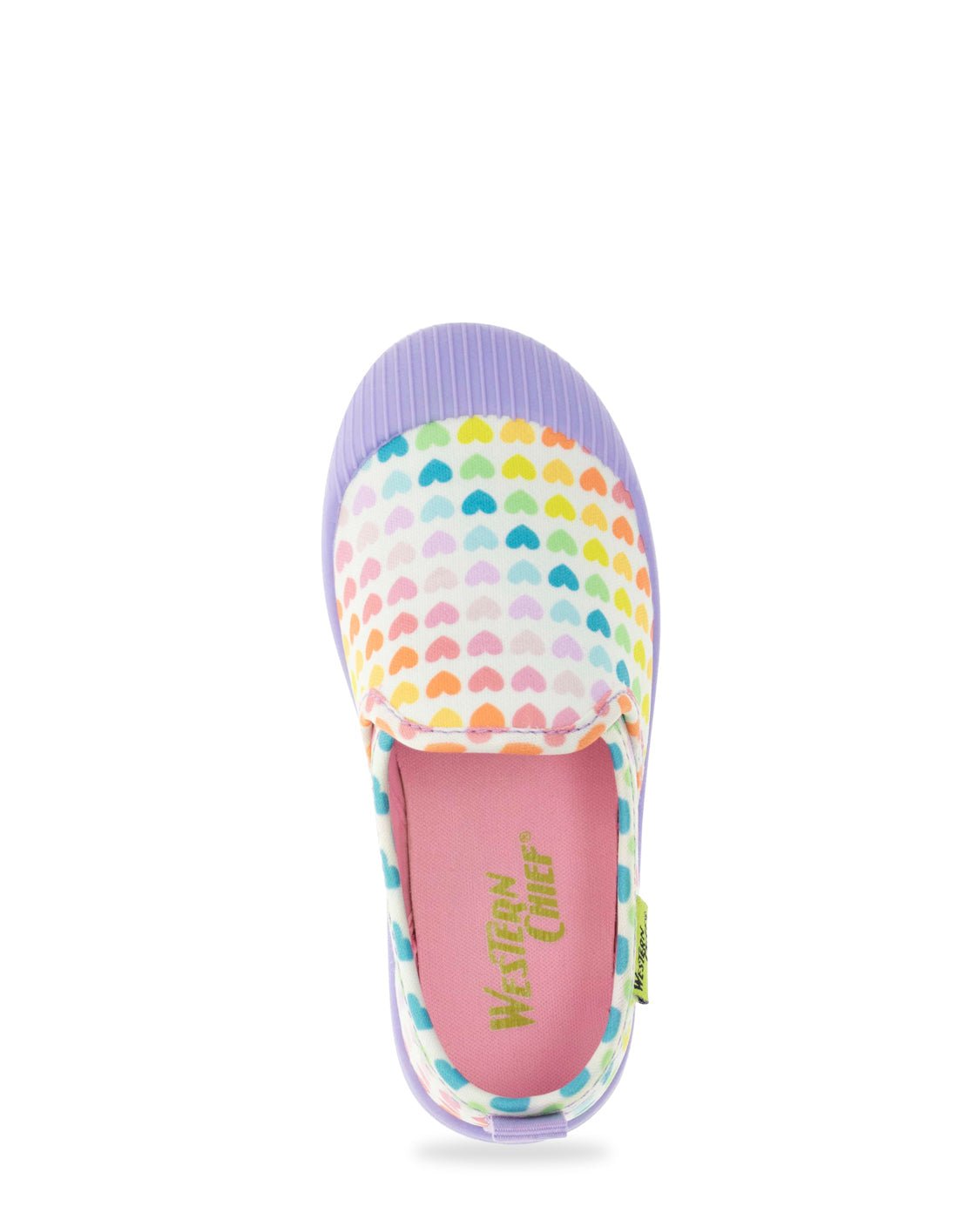 Kids Puddle Hearts Slip On - Cream - WSC B2B