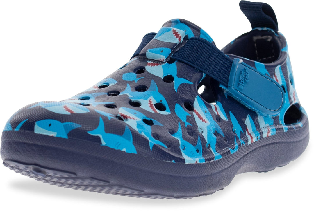 Kids Quest Shark Sandal - Navy - WSC B2B