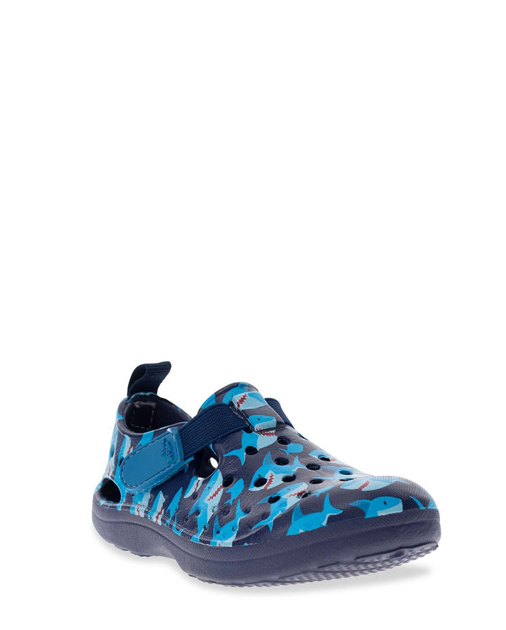 Kids Quest Shark Sandal - Navy - WSC B2B