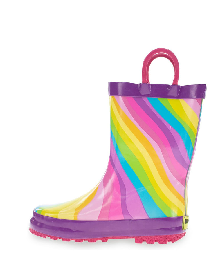 Kids Rainbow Rain Boot - Multi - WSC B2B
