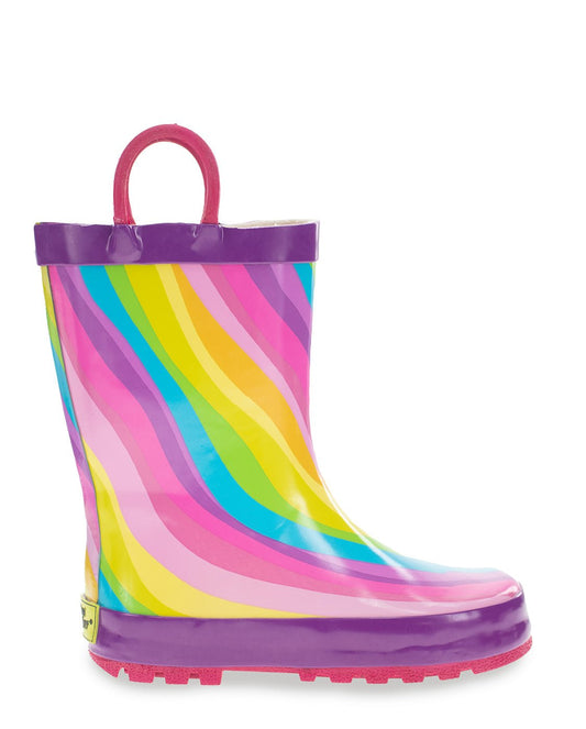 Kids Rainbow Rain Boot - Multi - WSC B2B