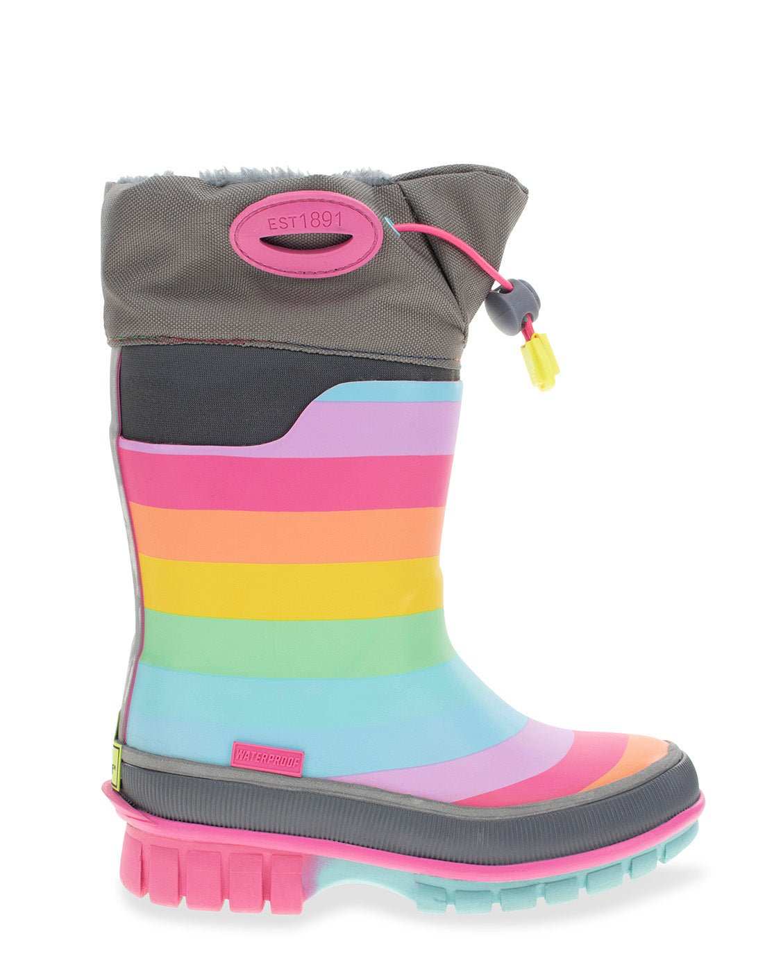 Kids Rainbow Rules Winterprene Cold Weather Boot - Multi - WSC B2B