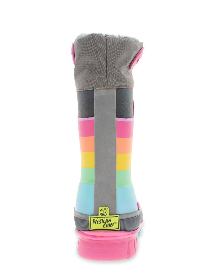 Kids Rainbow Rules Winterprene Cold Weather Boot - Multi - WSC B2B
