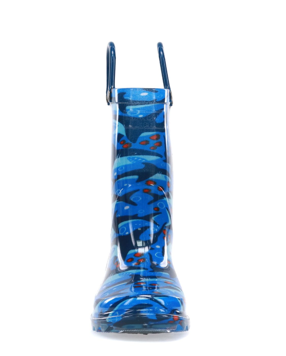 Kids Shark Chase Lighted Rain Boot - Blue - WSC B2B