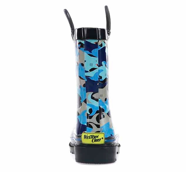 Kids Shark Chomp Rain Boot - Blue - WSC B2B