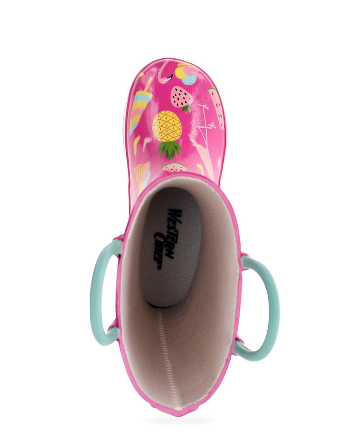 Kids Summer Dreams Rain Boot - Berry - WSC B2B