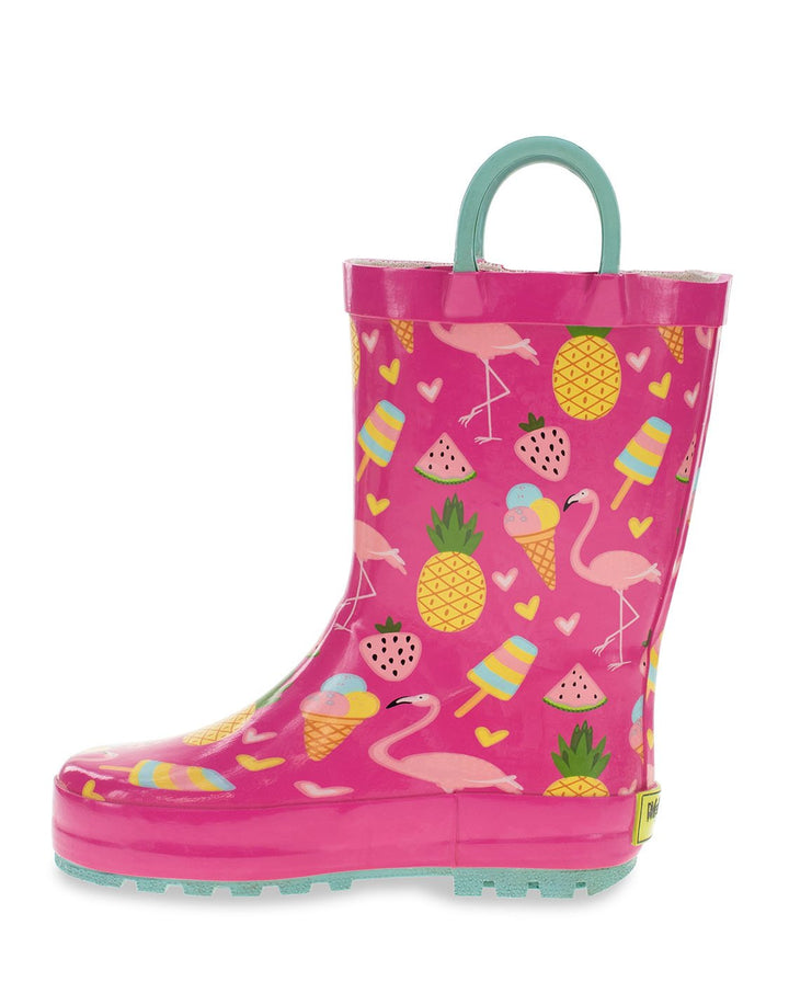 Kids Summer Dreams Rain Boot - Berry - WSC B2B