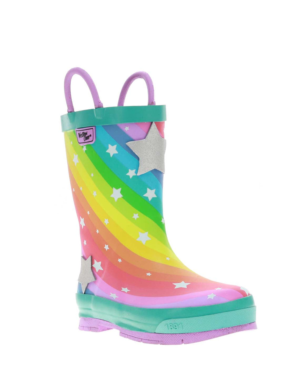 Kids Superstar Rain Boot - Teal - WSC B2B